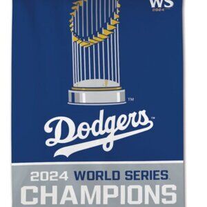 Los Angeles Dodgers 2024 World Series Champions 28" x 40" Two-Sided Vertical Fla